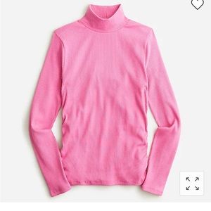 J Crew Ruched Ribbed Turtleneck - Small